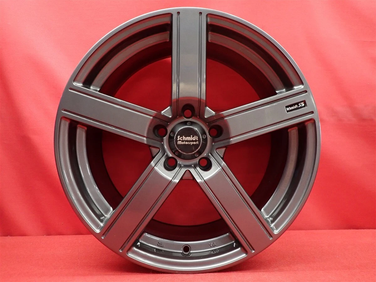 JDM Used out-of-print Schmidt Motor Sports S5 wheels 4Book 7.5J 17PCD1 No Tires - Image 7