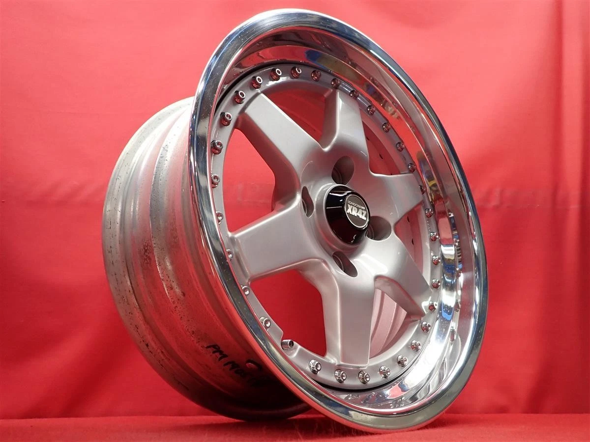 JDM Used out-of-print rare Longchamp XR-4Z wheels 4Book 7/7.5J 16PCD11 No Tires - Image 2
