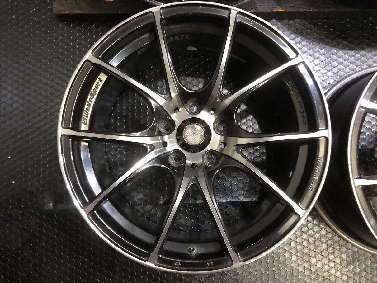 JDM Weds Sport SA-10R Weds Aftermarket Wheels 184Book 8.5J5HPCD114.3+4 No Tires - Image 4