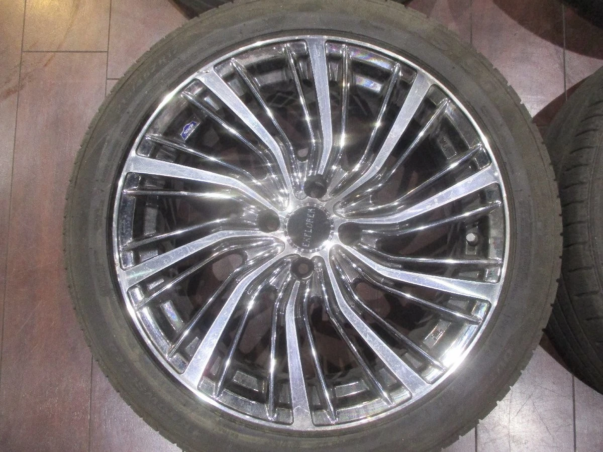 JDM Used Hot Stuff Stich Explorer 4 17 Tire & Wheel Set 4-Pack 215/45R No Tires - Image 6