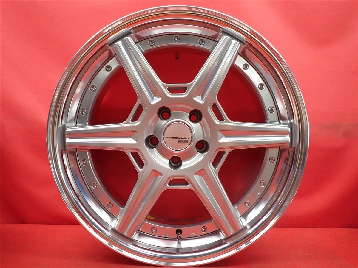 JDM Used SSR EXECUTOR RC06S wheels 4Book 8.5J 20PCD114.3 5x114.3 bolt No Tires - Image 6