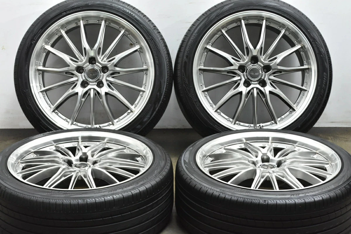 JDM Used Topy 4-Book Set 208.0J x 20 +35 PCD 114.3 245/40R20 99W with No Tires - Image 2