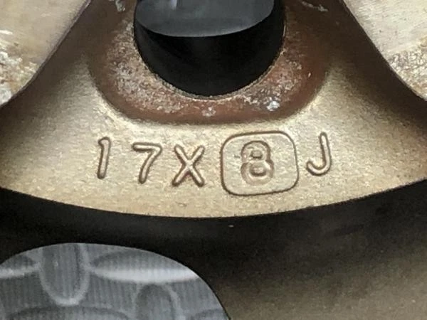 JDM Used Wheel Set: Weds Sport SA-70 8J-17 +32 114.3 5H Wheels New for No Tires - Image 9