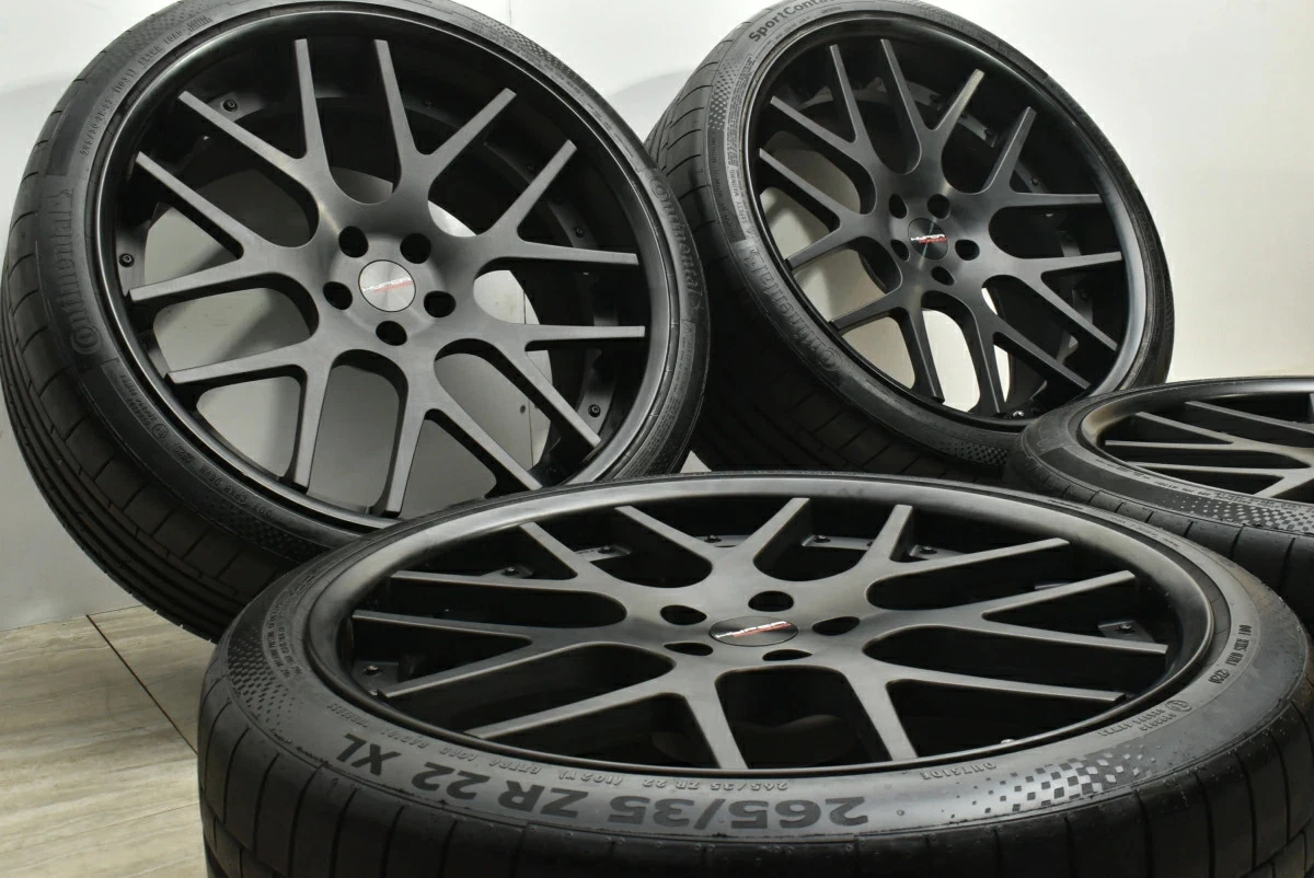 JDM Used HYPER FORGED 4-Book Set 229.5J x 22+31 PCD 114.3 265/35R22 10 No Tires - Image 3