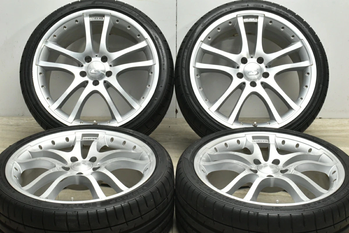 JDM Used Topy 4-Book Wheel Set 208.5J x 20 +50 PCD 108 245/45R20 103Q No Tires - Image 2