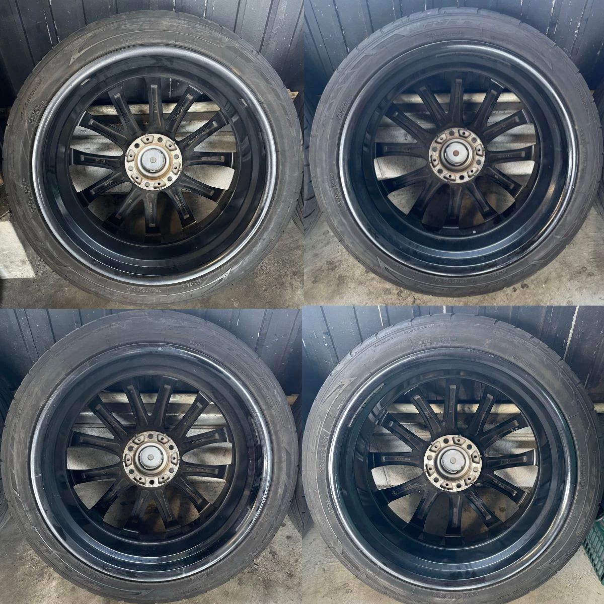 JDM WALD 22x9 1/2J 22-inch wheels 6-hole PCD139.7 ET20 4-book set NITT No Tires - Image 2