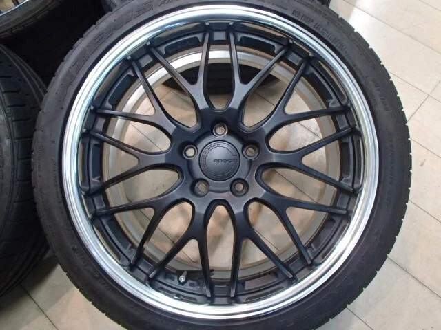 JDM Used MBL WORK Gnosis HR201 4-wheel set with 8.0J 19-inch wheels fo No Tires - Image 2