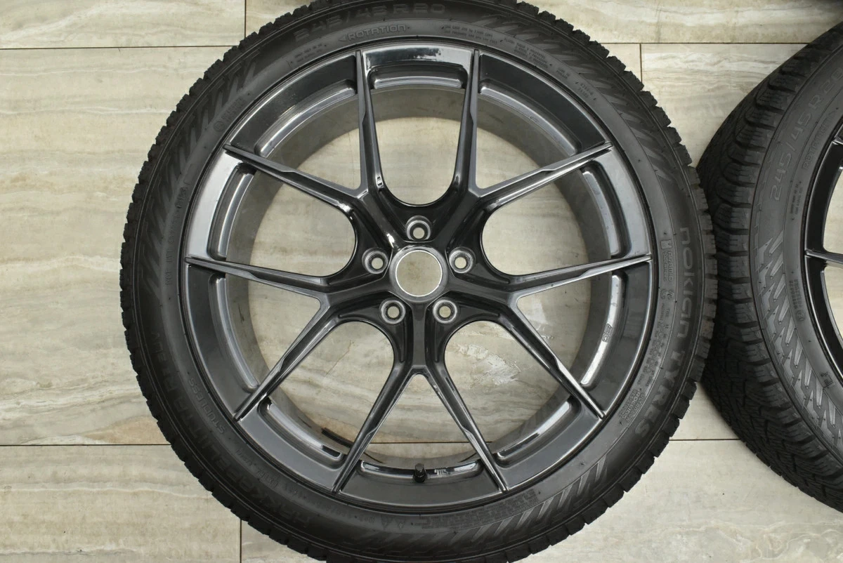 JDM Used BC FORGED 4-Book Wheel Set 209.0J x 20 +27 PCD 112 245/45R20 No Tires - Image 4