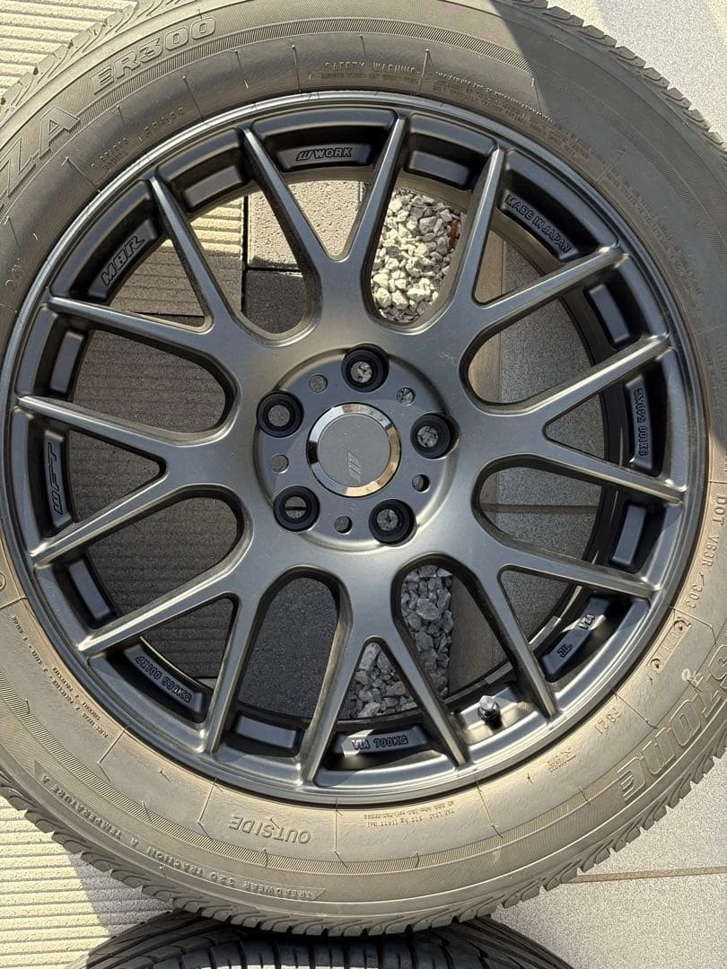 JDM Used Work Emotion EMT-M8R 17-inch wheels 4-piece set No Tires - Image 2