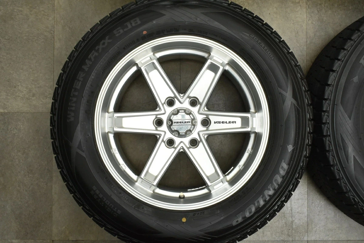 JDM Used WEDS 4-Book Wheel Set 188.0J x 18 +25 PCD 139.7 265/60R18 110 No Tires - Image 4