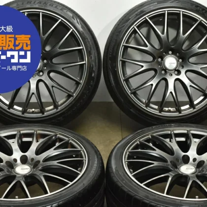 JDM Used RAYS 4-Book Set 208.5J x 20 +38 PCD 114.3 245/40ZR20 99YXL wi No Tires