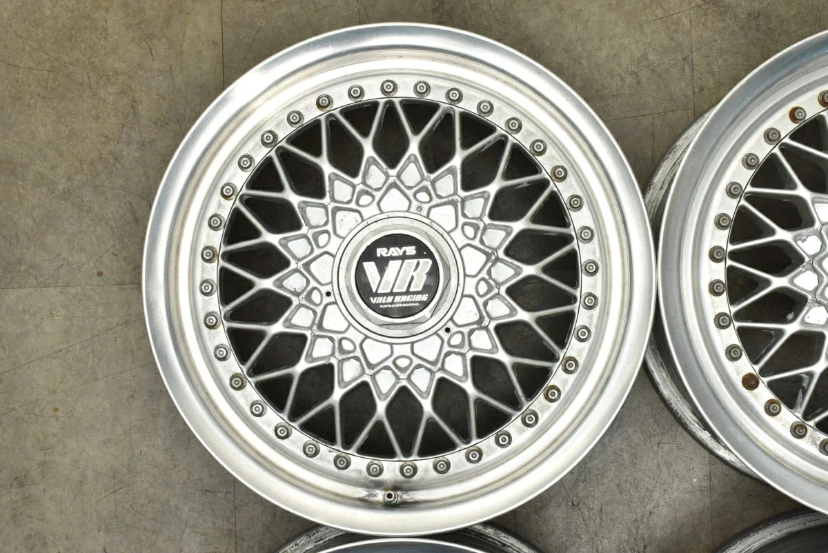 JDM Used RAYS 4Book Wheel Set 156.5J x 15 +44 PCD 114.3 Wheels only No Tires - Image 6