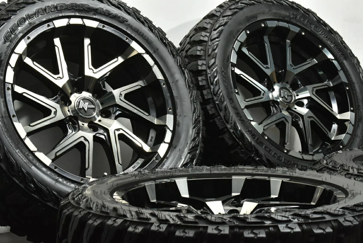 JDM Used MID 4-Book Set 208.5J x 20+20 PCD 139.7 LT275/55R20 120/117Q No Tires - Image 3