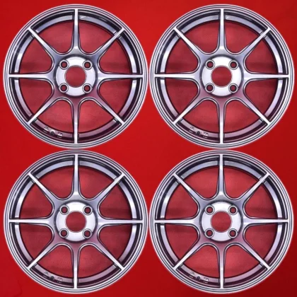 JDM Used STEALTH RACING Spec-01 wheels 4Book 7J 15PCD100 4x4 +30 offse No Tires