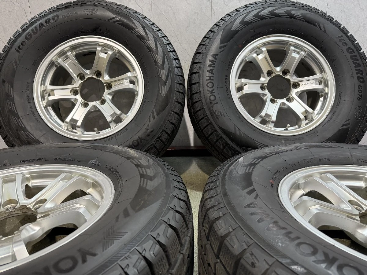 JDM YOKOHAMA G075 275/70R16 Studless Tires Weds KEELER 167J6HPCD139.7+ No Tires