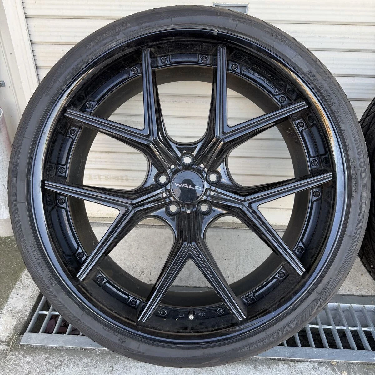 JDM WALD 22 inch x 8.5J Mercedes V-Class Cadillac ELR XTS etc. No Tires - Image 5