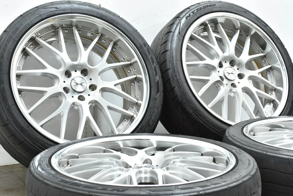 JDM Used WEDS 4-Book Set 208.5J x 20 +28 PCD 114.3 245/40R20 99Y with No Tires - Image 3