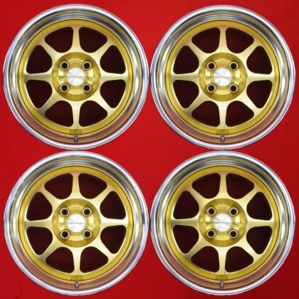 JDM Used WORK Seeker EX wheels 4Book 7J 16PCD100 4x4 +32 offset 60mm h No Tires