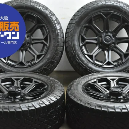 JDM Used FUEL Offroad 4-Book Set 209.09J x 20+20 PCD 139.7 LT285/55R20 No Tires
