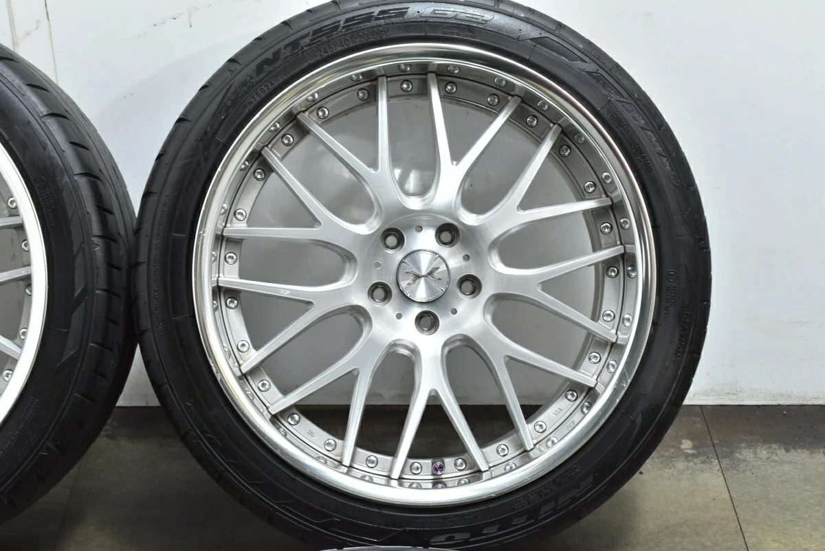 JDM Used WEDS 4-Book Set 208.5J x 20 +28 PCD 114.3 245/40R20 99Y with No Tires - Image 7