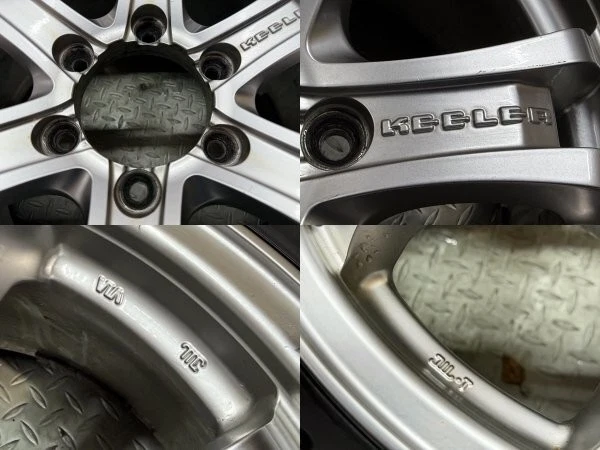 JDM YOKOHAMA G075 275/70R16 Studless Tires Weds KEELER 167J6HPCD139.7+ No Tires - Image 6