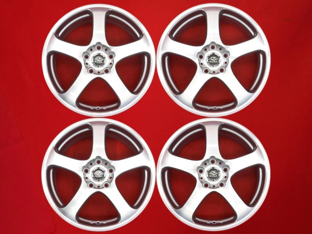 JDM Used ZINA 5-spoke wheels 4-spoke 8J 17x114.3 bolt pattern 5x114.3 No Tires