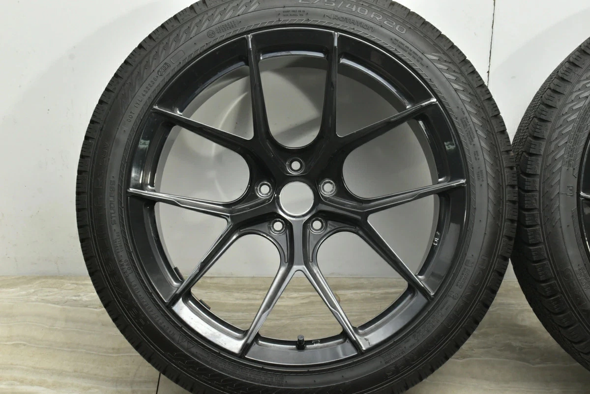 JDM Used BC FORGED 4-Book Wheel Set 209.0J x 20 +27 PCD 112 245/45R20 No Tires - Image 6