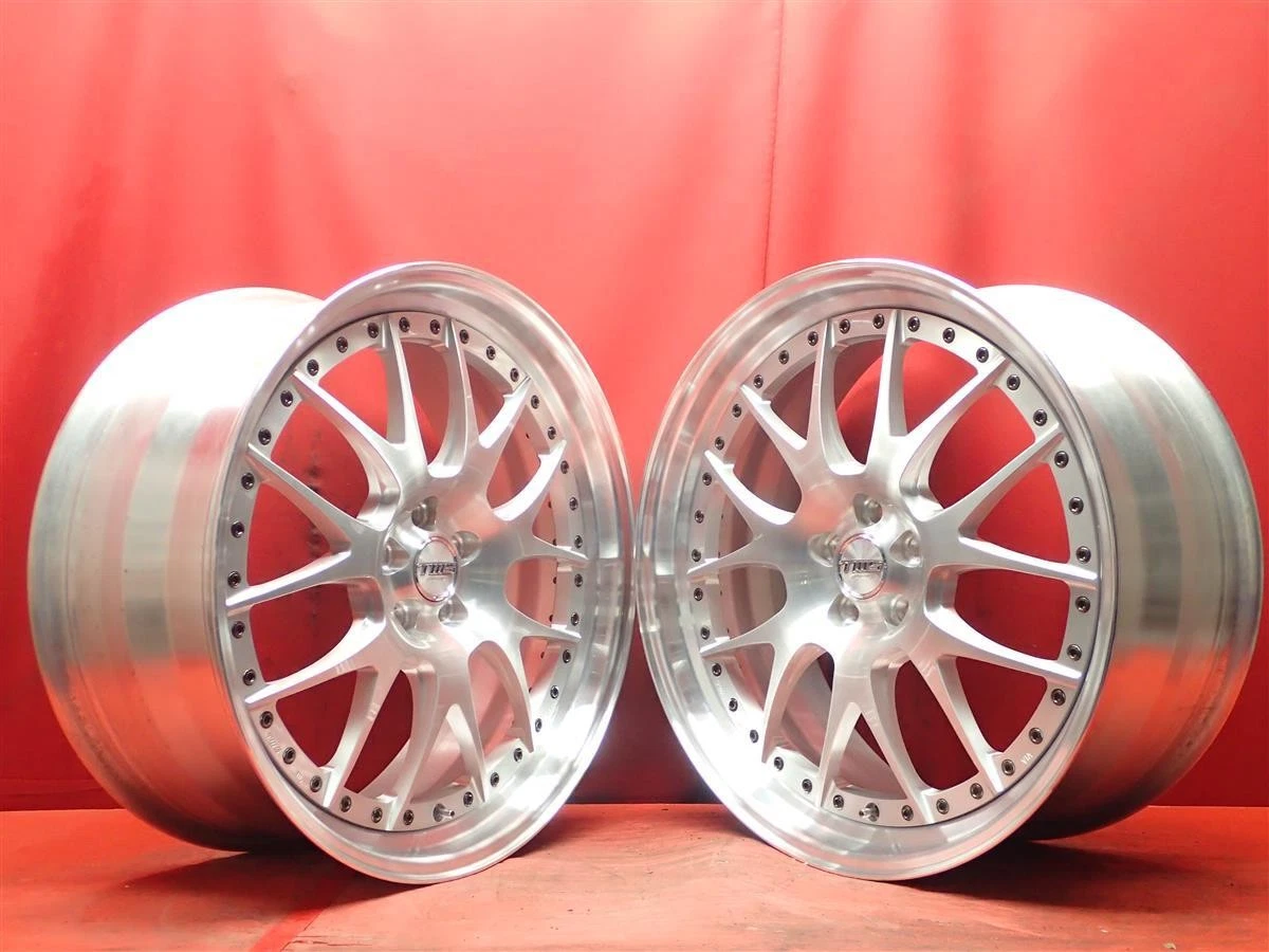 JDM Used 2-Piece Set of TWS EXlete107M Wheels 20x8.5J 5/100 ja20 No Tires - Image 3