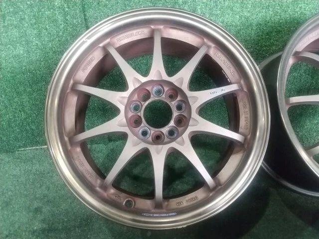 JDM Used 16-inch Rays Volk Racing CE28 wheels 4-piece set bronze with No Tires - Image 3