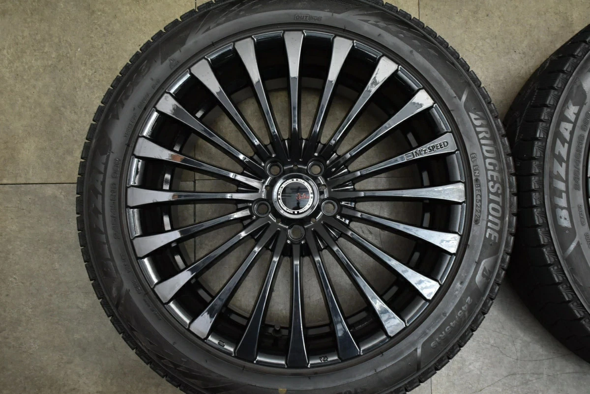 JDM Used M's Speed 4-Book Wheel Set 198.0J x 19 +48 PCD 114.3 245/ No Tires - Image 4