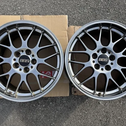 JDM Used BBS RG-R RG703 18-inch x 8J 114.3 x 5-lug 2-book set BBS No Tires