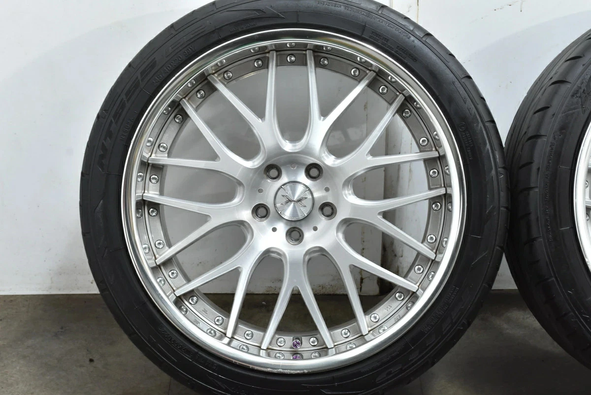 JDM Used WEDS 4-Book Set 208.5J x 20 +28 PCD 114.3 245/40R20 99Y with No Tires - Image 6