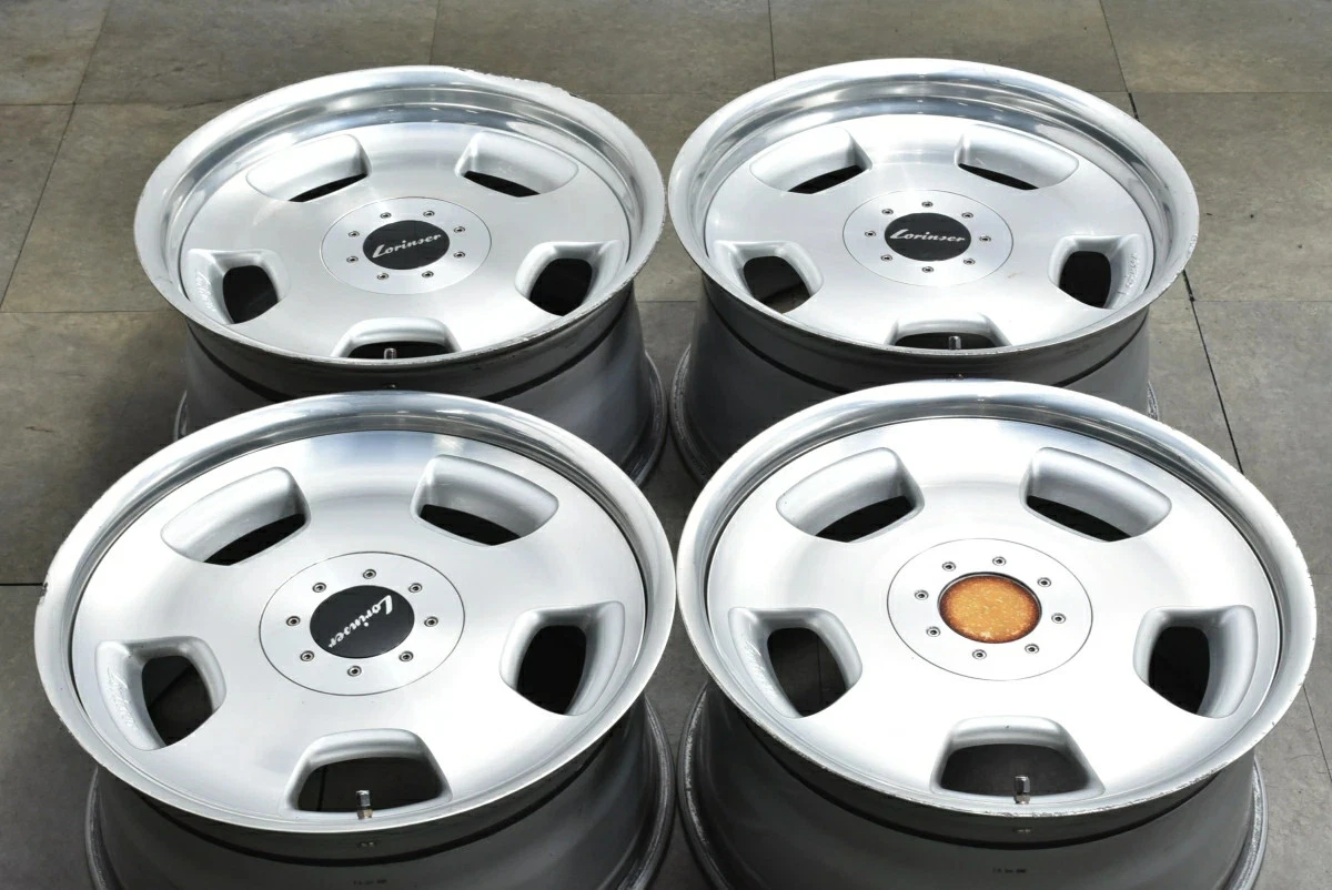 JDM Used Lorinser 4-Book Set 199.0J x 19 +38 PCD 114.3/120 Wheels Only No Tires - Image 2