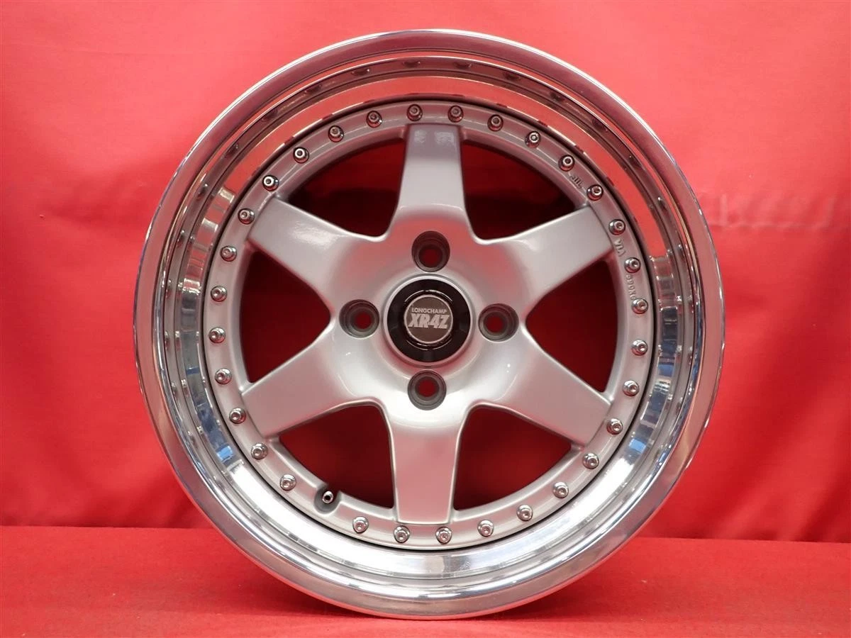 JDM Used out-of-print rare Longchamp XR-4Z wheels 4Book 7/7.5J 16PCD11 No Tires - Image 7