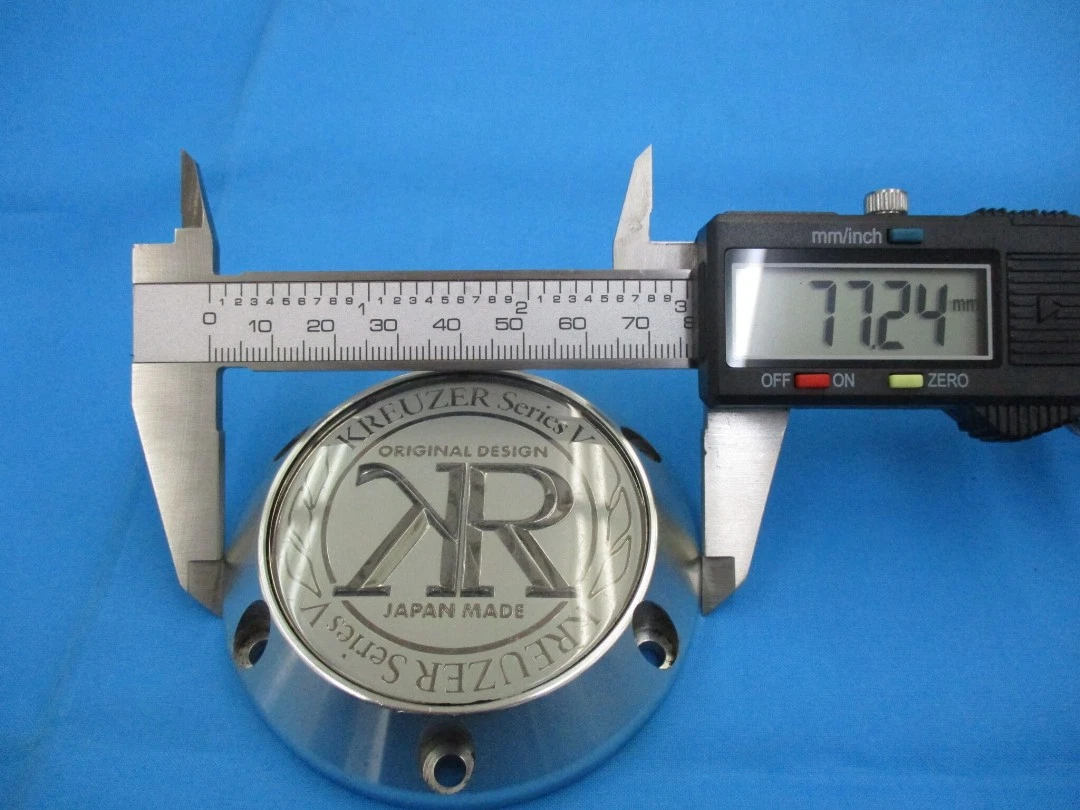 JDM Used Black Itzer center caps set of 4 individual discontinued Kana No Tires - Image 7