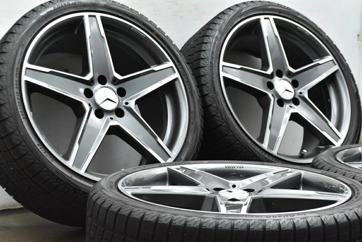 JDM Used MAK 4-Book Wheel Set 198.5J x 19 +35 PCD 112 255/35R19 96Q wi No Tires - Image 3