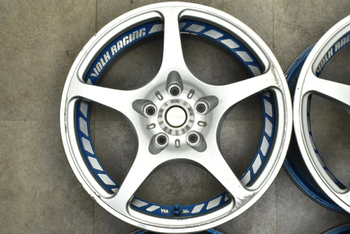 JDM Used RAYS Volk Racing Challenge 4-Book Set 178JJ 9JJ +45 PCD 114.3 No Tires - Image 6