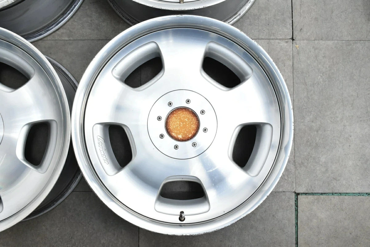 JDM Used Lorinser 4-Book Set 199.0J x 19 +38 PCD 114.3/120 Wheels Only No Tires - Image 5