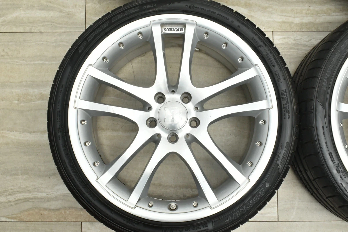 JDM Used Topy 4-Book Wheel Set 208.5J x 20 +50 PCD 108 245/45R20 103Q No Tires - Image 4