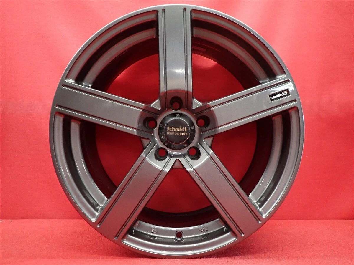 JDM Used out-of-print Schmidt Motor Sports S5 wheels 4Book 7.5J 17PCD1 No Tires - Image 6