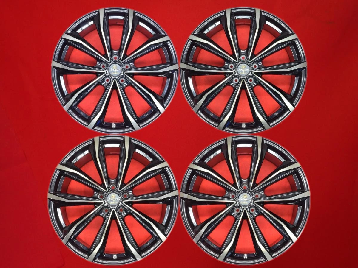 JDM Used WEDS KRANZE Graben 680EVO wheels 4Book 8.5/9.5J 20PCD114.3 5x No Tires