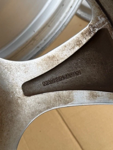 JDM Used WORK LS 105 209J +50 PCD114.3 Wheel Set for Crown Mark X Alph No Tires - Image 6