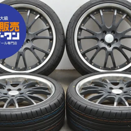 JDM Used WORK 4Book set 208.0J20+48 PCD 114.3 245/35R20 95Y with NITTO No Tires