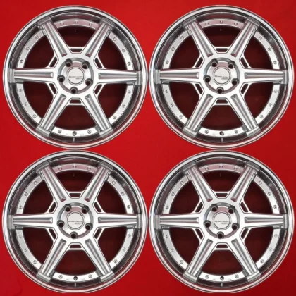 JDM Used SSR EXECUTOR RC06S wheels 4Book 8.5J 20PCD114.3 5x114.3 bolt No Tires