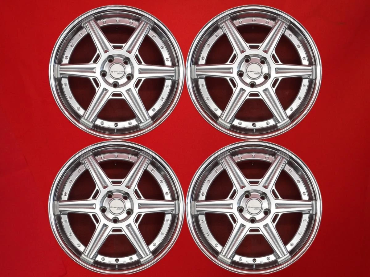 JDM Used SSR EXECUTOR RC06S wheels 4Book 8.5J 20PCD114.3 5x114.3 bolt No Tires