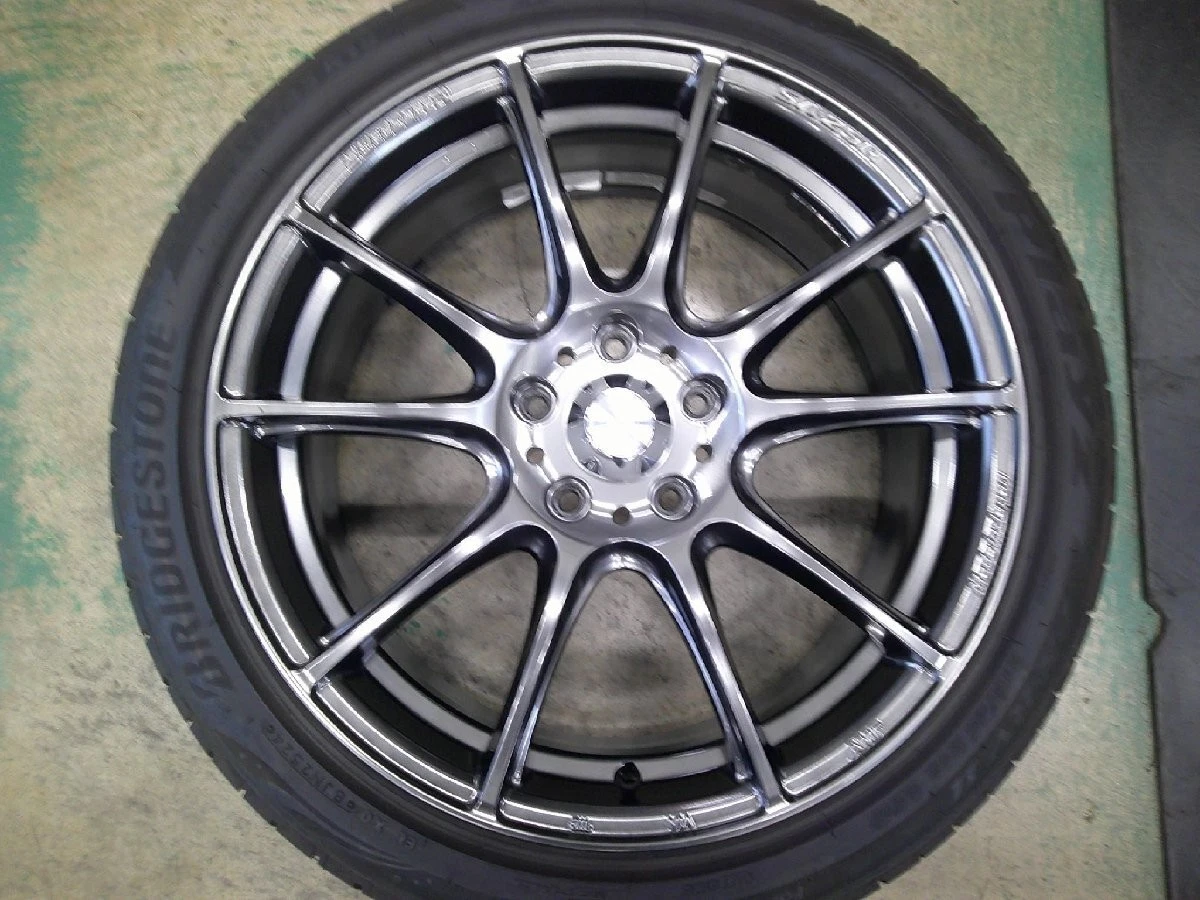 JDM Weds Wedssports SA-25R 18x7.5J +45 PCD114.3 5H 215/45R18 tires for No Tires