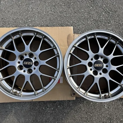 JDM Used BBS RG-R RG701 18-inch x 9.5J 114.3 x 5-lug 2-book set BBS No Tires