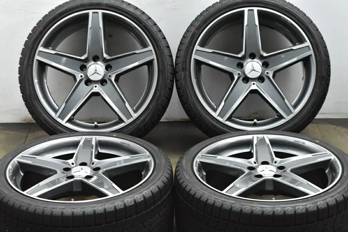 JDM Used MAK 4-Book Wheel Set 198.5J x 19 +35 PCD 112 255/35R19 96Q wi No Tires - Image 2