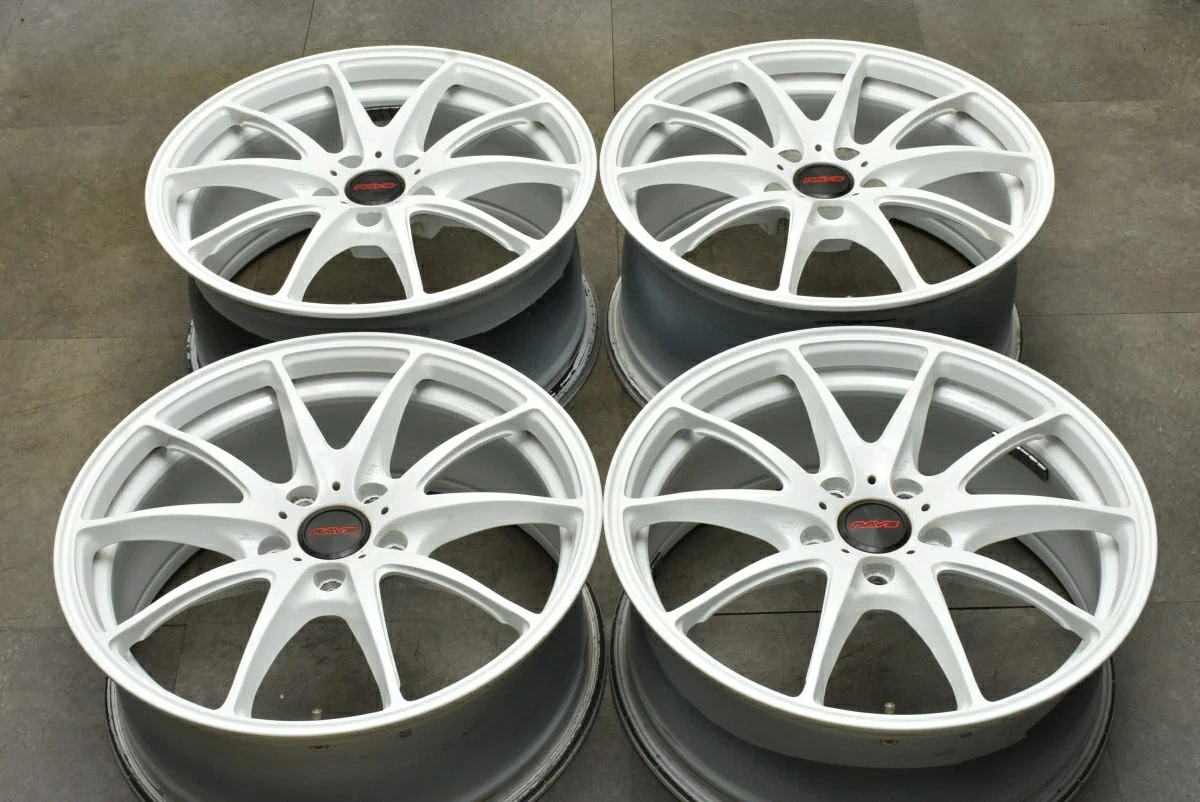 JDM Used RAYS Volk Racing G25 wheels 4-piece set 187.5J +48 offset 8.5 No Tires - Image 2