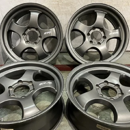 JDM WORK XTRAP aftermarket wheels 204Book 8J6HPCD139.7+35 for Toyota H No Tires